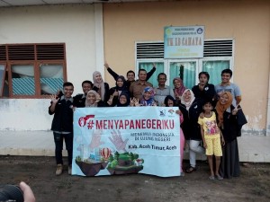 Keceriaan Sebagian Anak Berkebutuhan Khusus Saat Menyambut Tim #MenyapaNegeriku Aceh Timur. (Foto: Koleksi Pribadi)